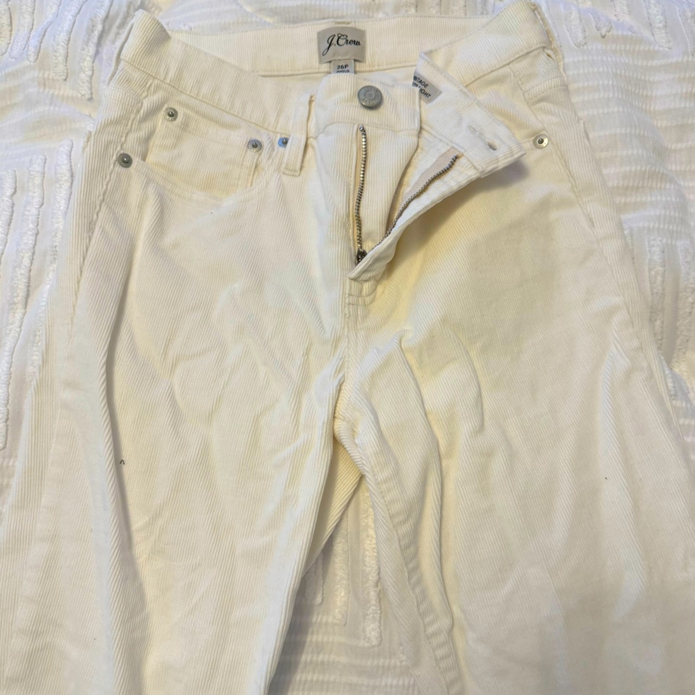 JCrew Slim Leg Corduroy Pants.